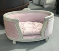 Luxury Indoor Pet Furniture with Embossed Actual Wood Pet Sofa for Large Dog and Cat