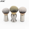 New Desgin 1pc Stainless Steel Shaving Beard Brush Vegan Hair Barber Tools