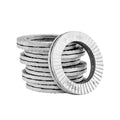DIN25201 Dacromet Safety Lock Washer Wedge Lock Washer Two-fold Dual Stacked Double Stack Self Locking Washer