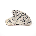 Huiying Top Sale Facial Massage Tool Polished Heart Dalmatian Jasper Gua Sha