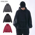 Clothing Manufacturers Custom Street Wear Sweatshirt 400 Gsm Heavy Weight Acid Washed Vintage Oversized Hoodie Unisex