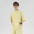 Custom Printed High Quality 275Gsm Knitted 100% Cotton Oversized Drop Shoulder Blank Men's T-Shirt