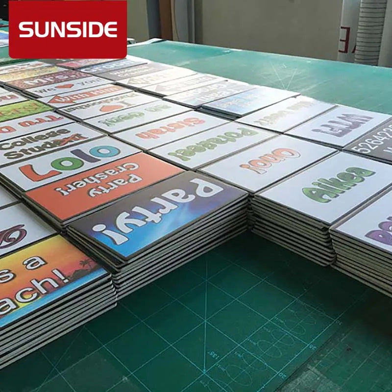 Custom Indoor Outdoor Die Cut Shape Advertising PVC Foam Board Sign