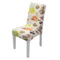 New Printed Four Seasons Elastic Chair Cover One-piece Office Computer Chair Cover Breathable Knitted Soft Skin
