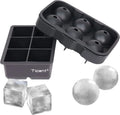 Customized Silicone Ice Cube Ball Maker Molds Set Reusable and BPA Free for Whiskey