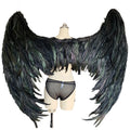 Adult Large Big Devil Black Feather Angel Wing Wholesale