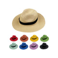 Summer Collapsible Large Eaves Custom logo Straw Hat Eco-friendly Breathable Outdoor Beach Sunshade Wide Brim Straw Hats
