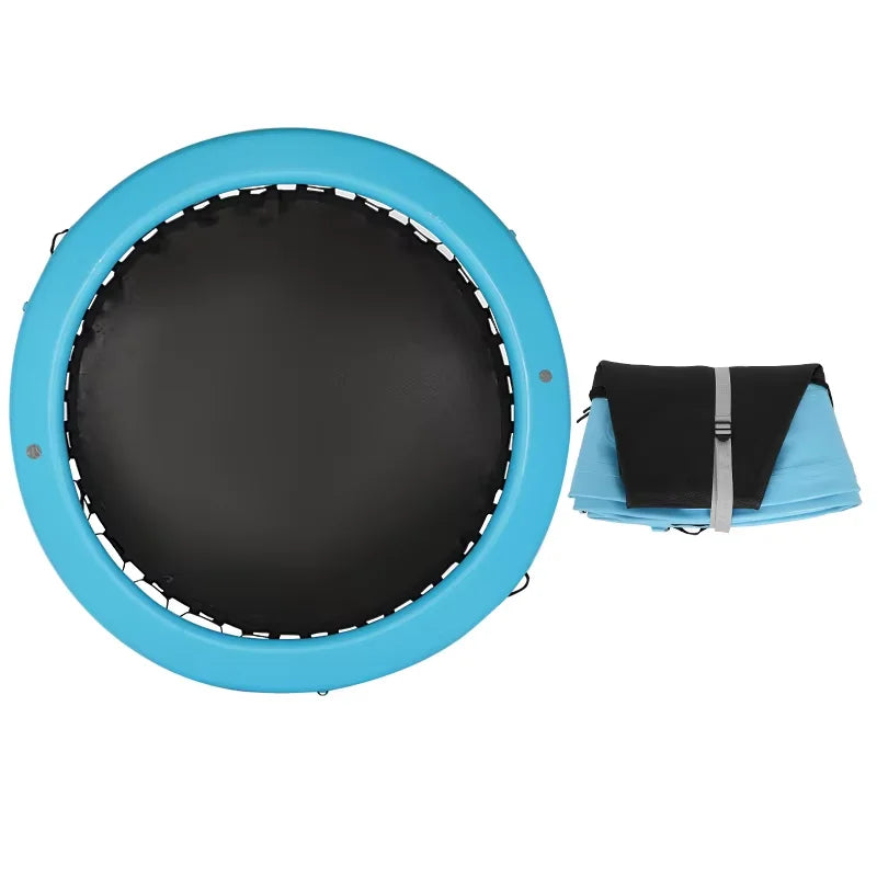 Vanace Heavy-Duty Pool Hammock Float Durable Inflatable Water Hammock with Round Floating Ring Ice Bathtub Accessories