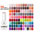 JTING Professional Nail Factory Supply Hot Popular 98colors Uv Gel Polish Set Kit OEM Custom Private Box Package logo