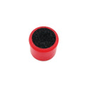 Red Round Double-Sided Portable Pool Cue Tip Shaper Snooker & Billiard Plastic & Steel Sanding Tool Accessories for Any Size