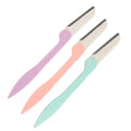 Stainless Steel Facial Hair Trimmer Shaper Portable Shaver Razors Eyebrow Razor Set for Women