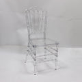 Wholesale SAAB Hotel Chiavari Chair Modern Clear Plastic Acrylic Resin Stackable Durable Entry Wedding Events Party Use