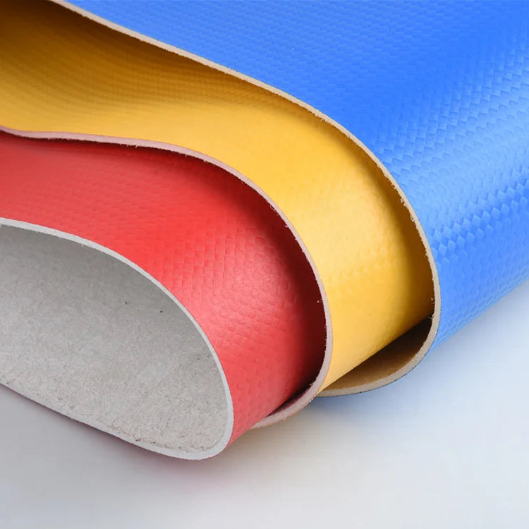 Colorful PU Leather Wrist Strap for Weightlifting Crossfit Grip with Square Grain Embossed Wear-Resisting Slip-Preventing Design