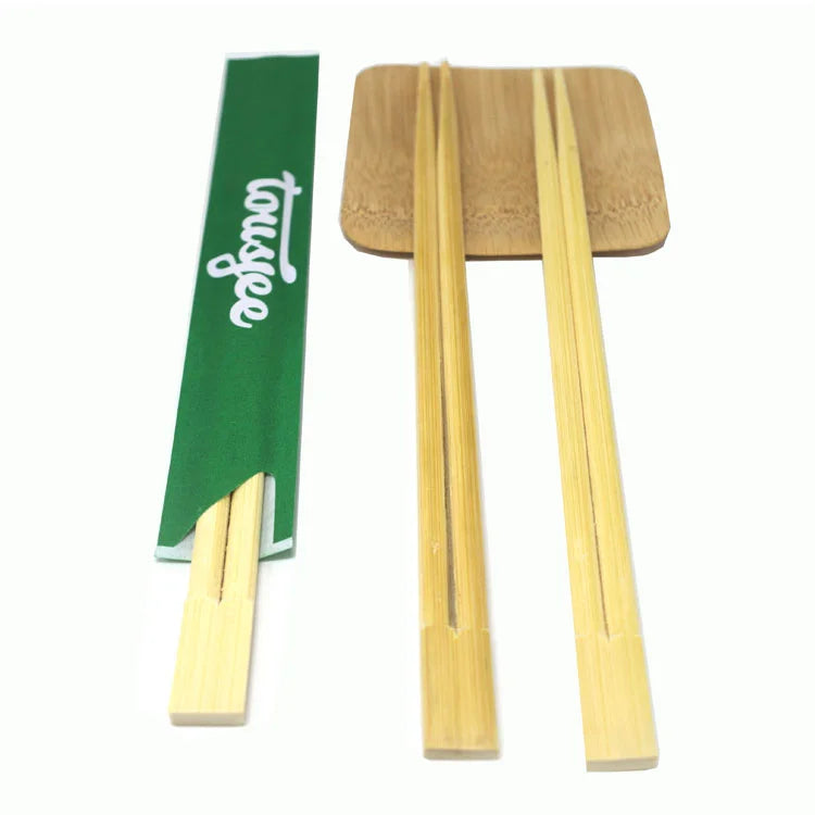 Disposable Chopsticks Set Custom Chopsticks Paper Set Twin Chopsticks with Paper Packaging