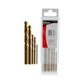 KAFUWELL AI3607 High Hardness Round Shank HSS Co Cobalt Twist Drill Bit Set for Hard Metal Stainless Steel