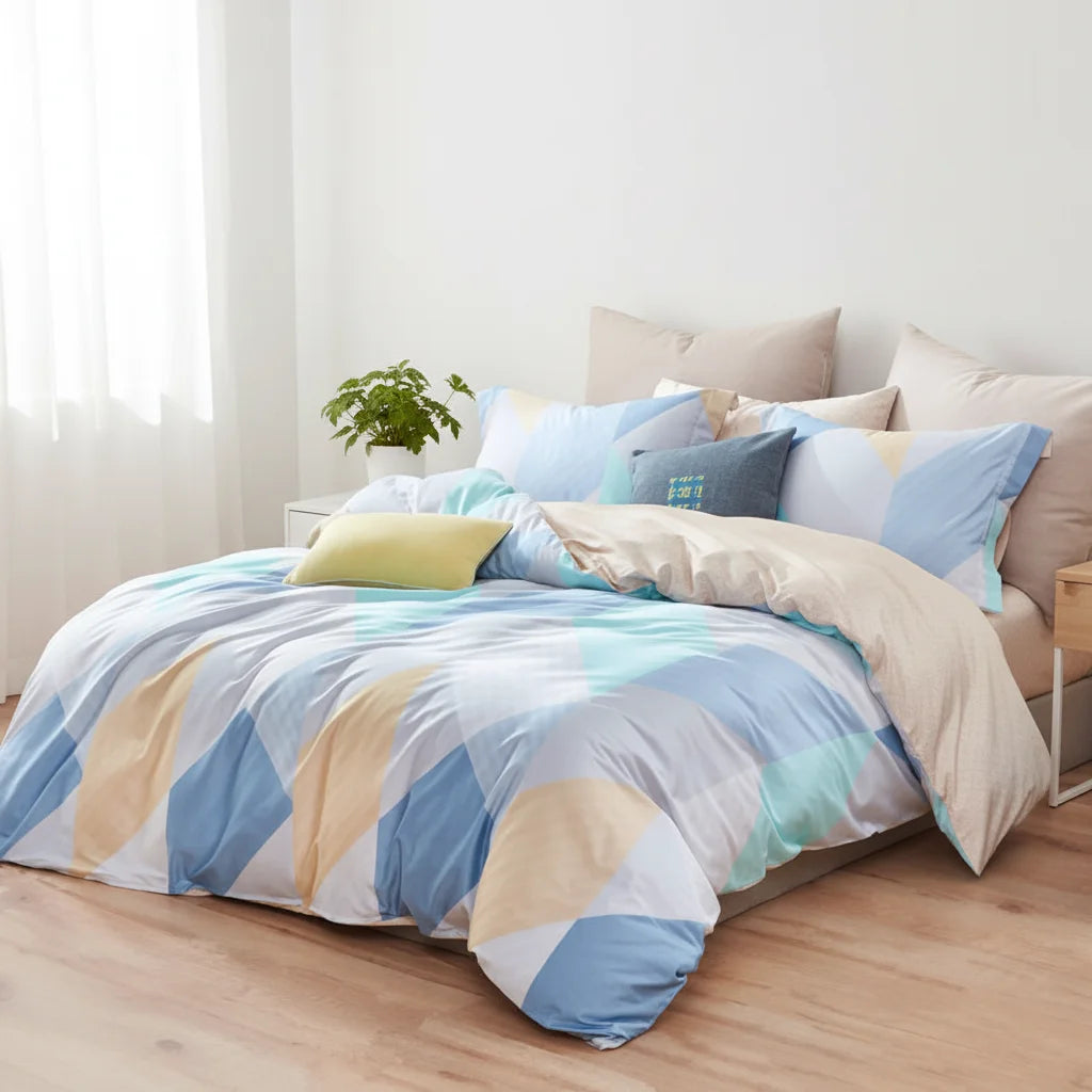 Factory Direct Sale 100% Polyester Twill Home Textile Fabric Patterned Printed Bed Sheet for Interlining & Sleepwear All Sizes