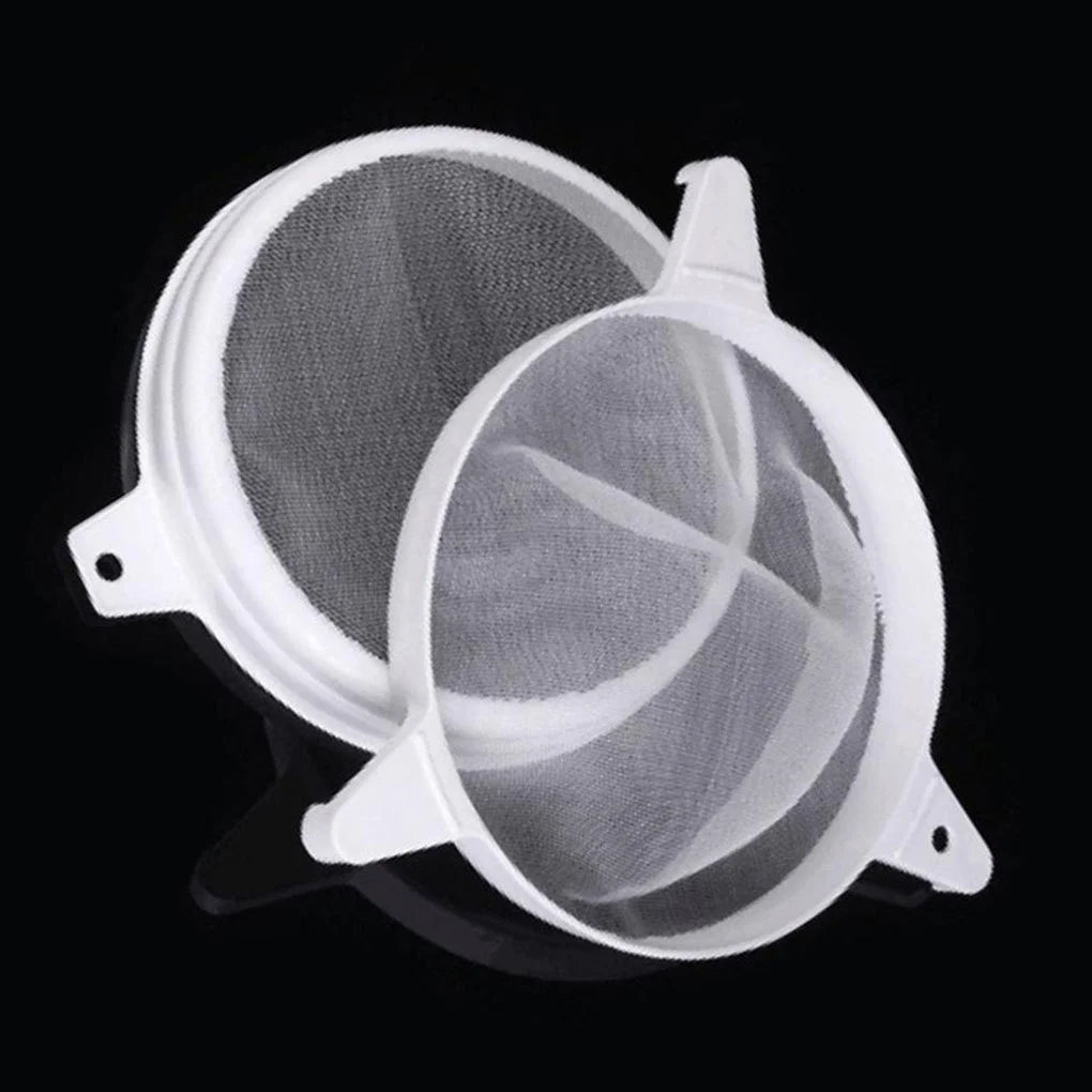 Bee Hive Tool Plastic Double Layers Honey Strainer Mesh Honey Filter