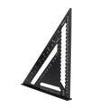 KSEIBI 12-Inch Woodworking Hand Tool Ruler Includes Triangle and Square Ruler