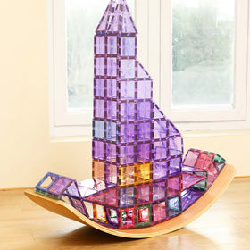 2024 New Star Magnetic Tiles 108pcs Diy Magnetic Constructor Educational Toys Montessori EN71 ASTM CPSC CE