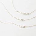 Vintage Wholesale Pearl Necklace Stainless Steel Beads Custom Freshwater Fashion Chain Baroque Choker Waterproof Jewelry Women