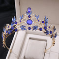 New Style Baroque Bridal Tiara Luxury European Wedding Accessories