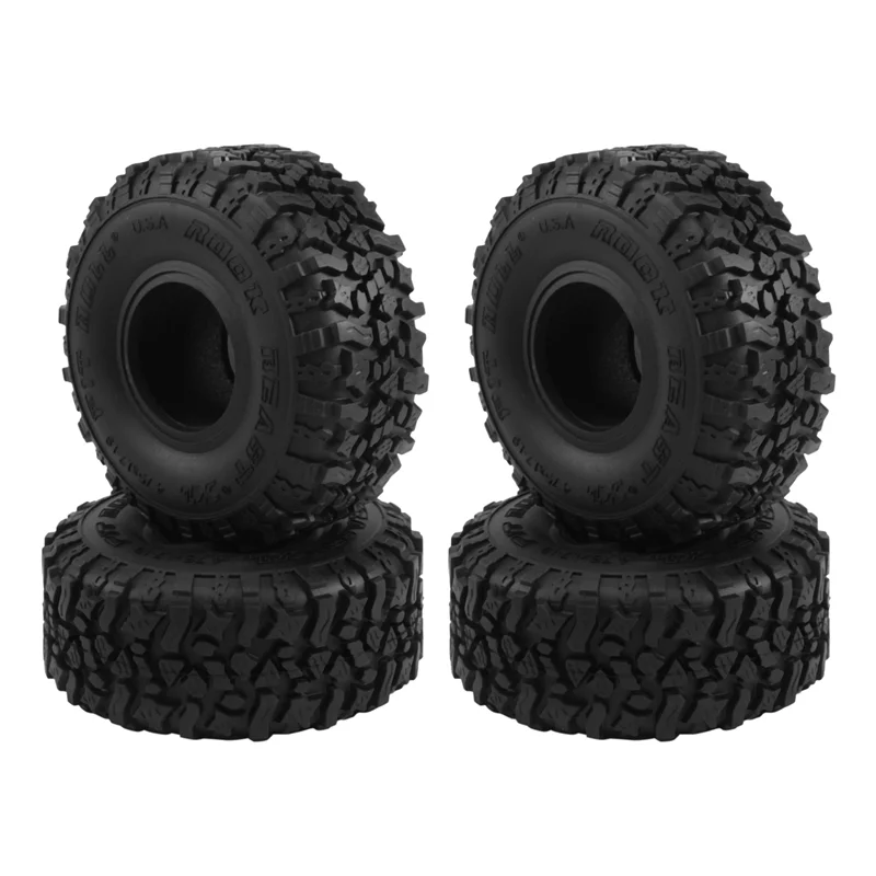 4pcs 120mm 1.9" Rubber Tire Wheel Tyre for 1/10 RC Crawler Car Axial SCX10 Wraith RR10 Capra Traxxas TRX4 D90 Redcat