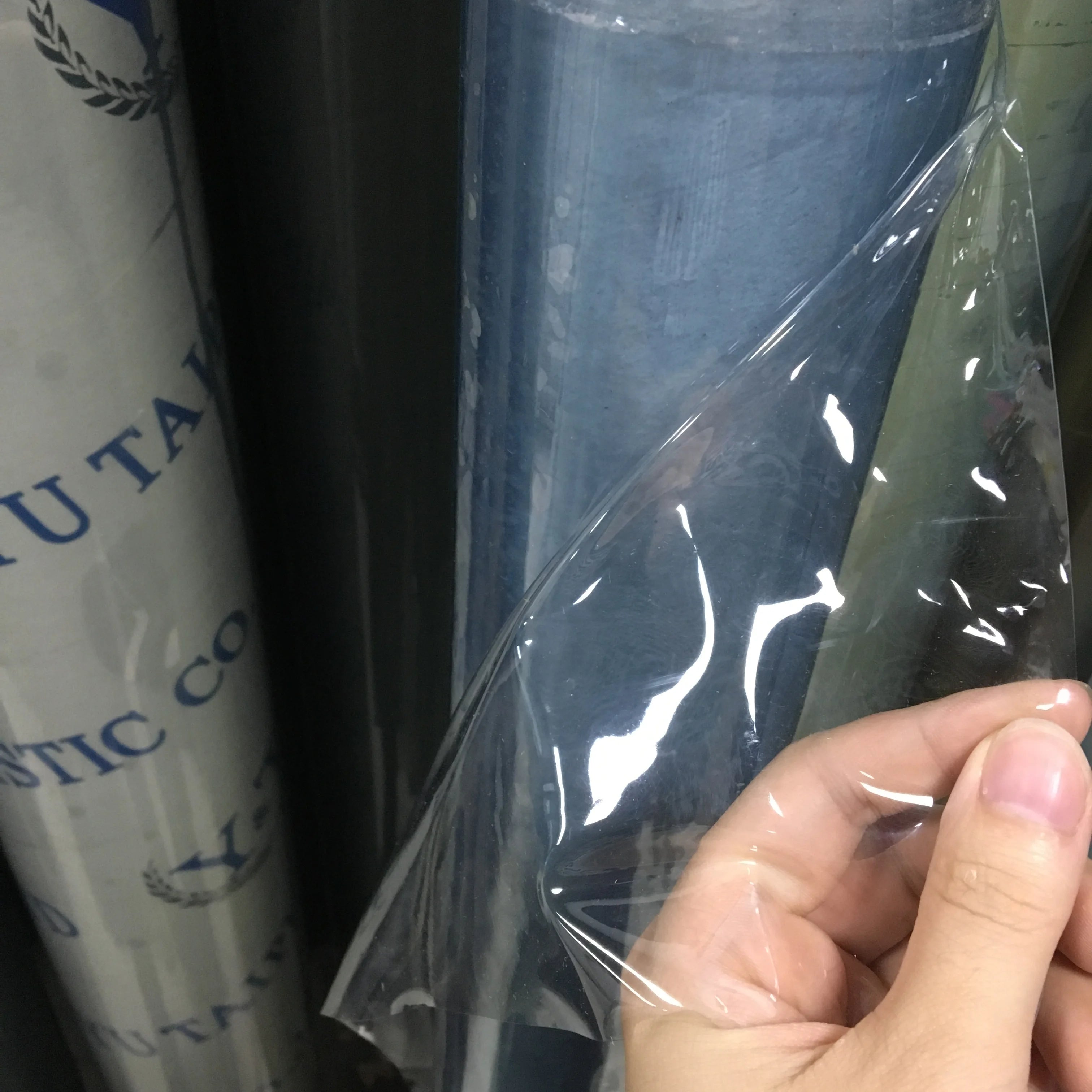 0.25mm Factory Direct Sale Super PVC Clear Transparent Soft Plastic Film for Making Book Cover/Protective Film
