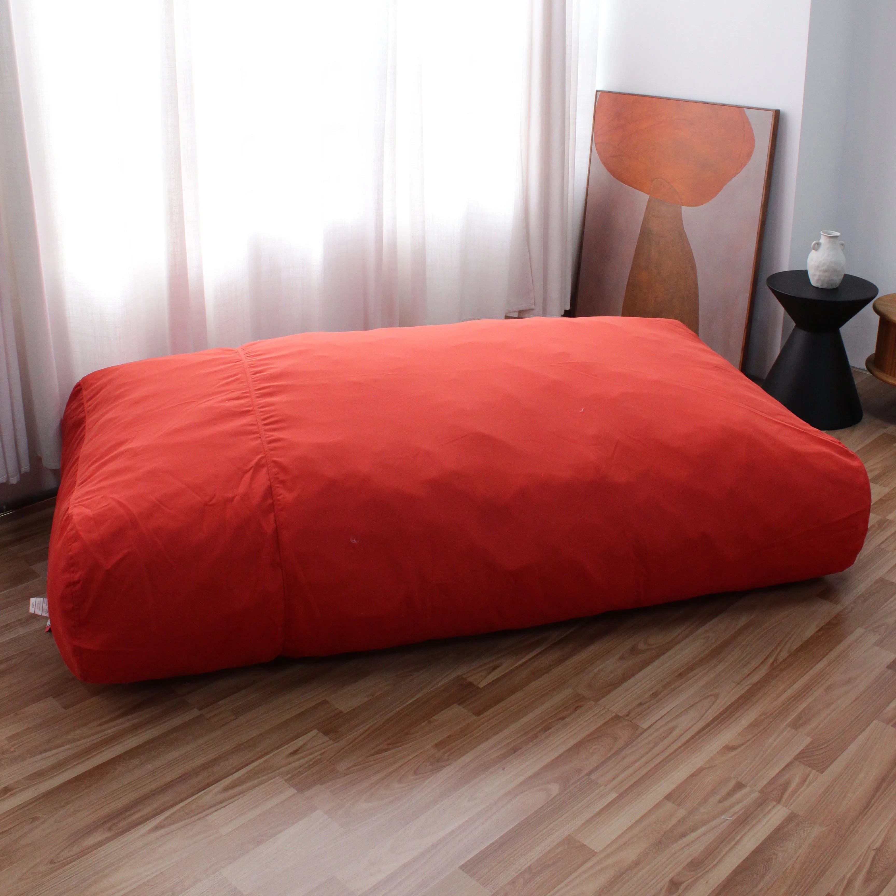 Deluxe Bean Bag Foam Filled Rectangular Living Room Study Lounge Reading Comfortable Lazy Bag Sofa