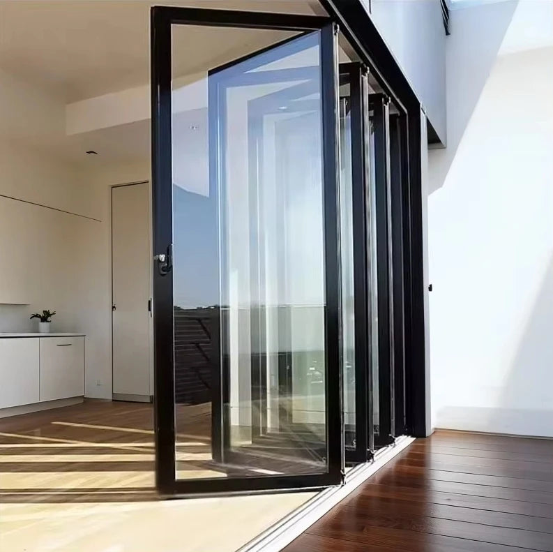 Residential Project Interior Bi Folding Door Aluminum Doors Smart Patio Folding Sliding Doors MegaBDM