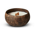 Newest Handcraft Wholesale Smokeless Vegetable Multiple Size Scent Soy Wax Trimmer Bulk Wood Wick Coconut Shell Candle for Gifts