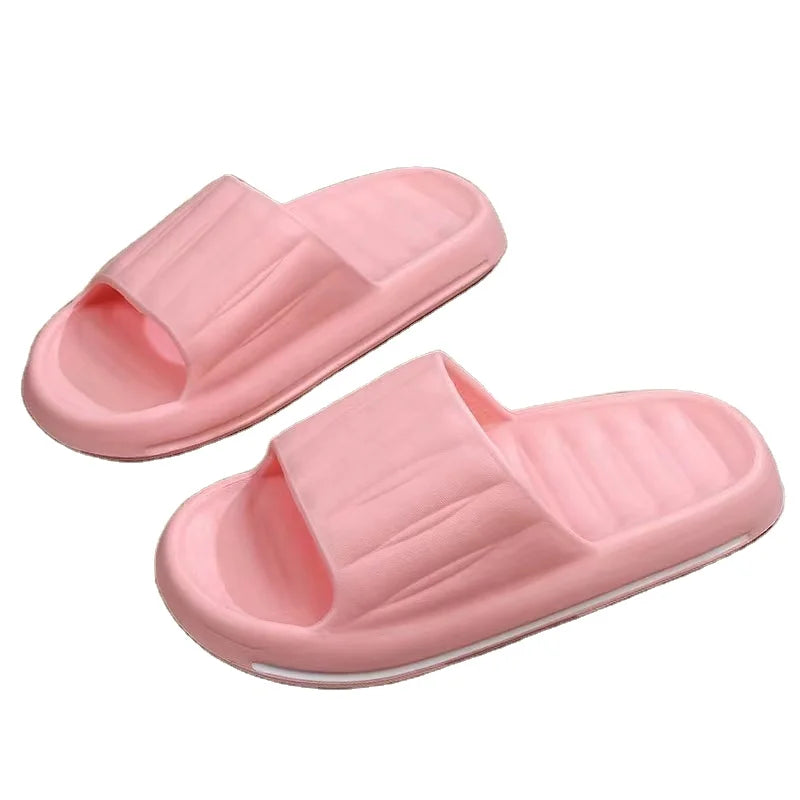Cozy Rosyclo Cloud EVA Platform Slippers for Women Men Soft Comfy Japanese Style House Slippers Anti-Slippery for Autumn Winter