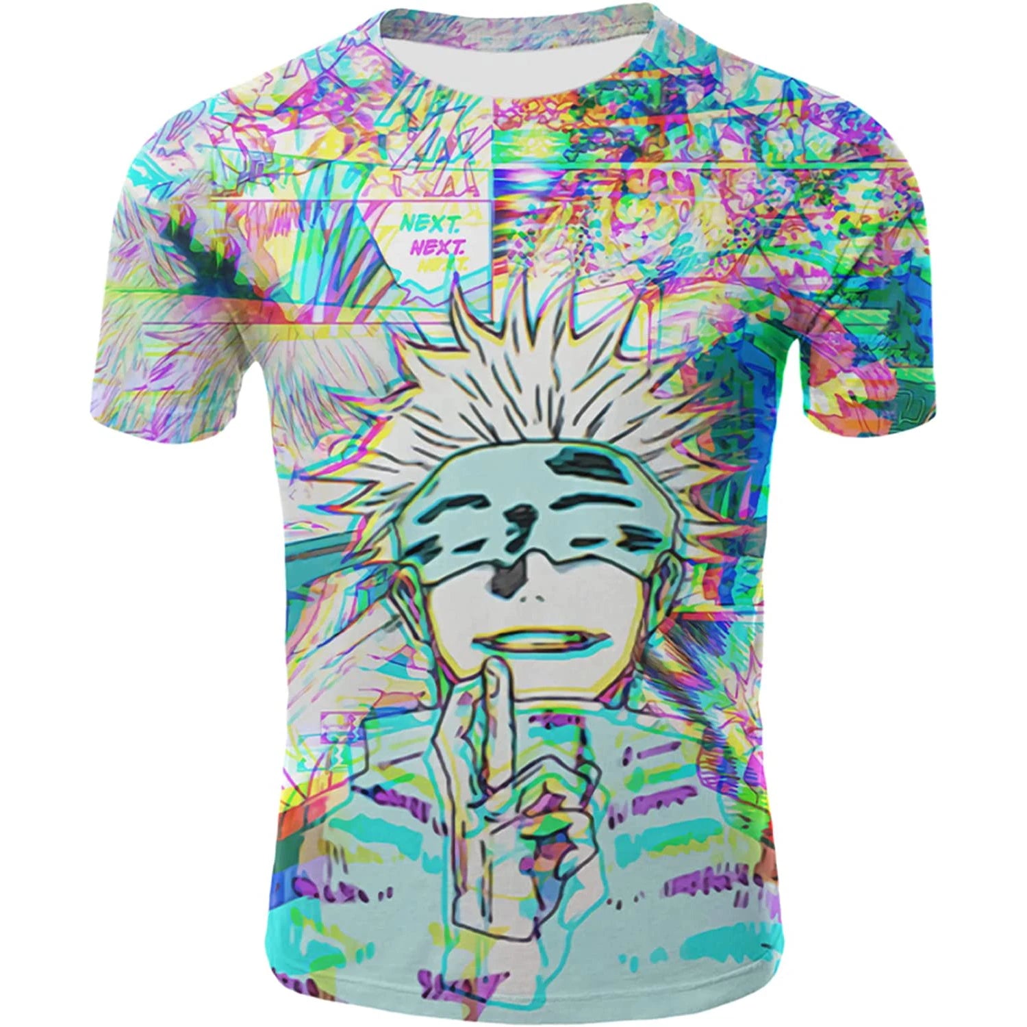 Fitspi Adult Men's 3d Printed T Shirt the Japanese Anime T-shirt Wholesale Dropshipping Customized Tshirt Supplier China