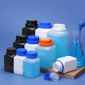Factory Direct Sale Chemical Liquid Square Reagent 1 L Empty Plastic Packaging Bottle With Wide Diameter