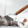 Pet Grooming Comb Rake Dogs Cats Wooden Handle Brush Manufacturer's Puppy Groomer Removes Undercoat Knots Dog Brush Pet Brushes