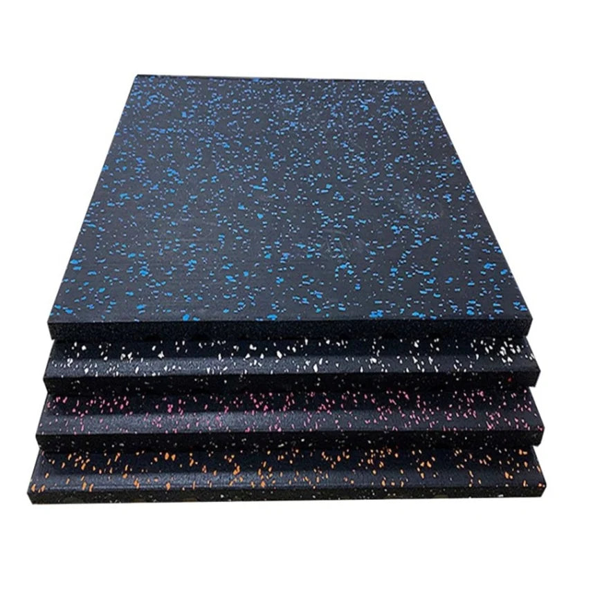 Anti-Slip Rubber Gym Flooring Tile 25mm 30mm Indoor Fitness Rubber Mats Gym Floor Rubber Tile