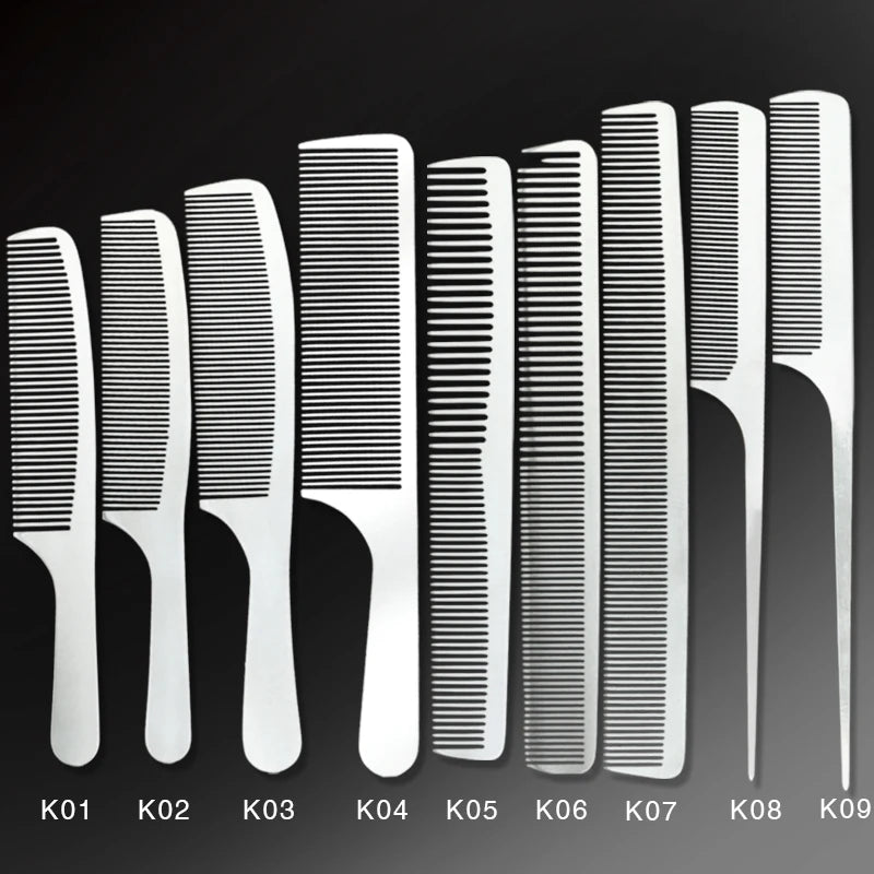 Manufacture Factory Price Steel Comb Metal Stainless Steel Best Quality Salon Hair Tool Accessories