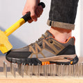 GUYISA Men's Work Boots Fashionable 10KV Welder Insulation Anti-Smashing Feature Upper Material Mesh Microfiber Leather