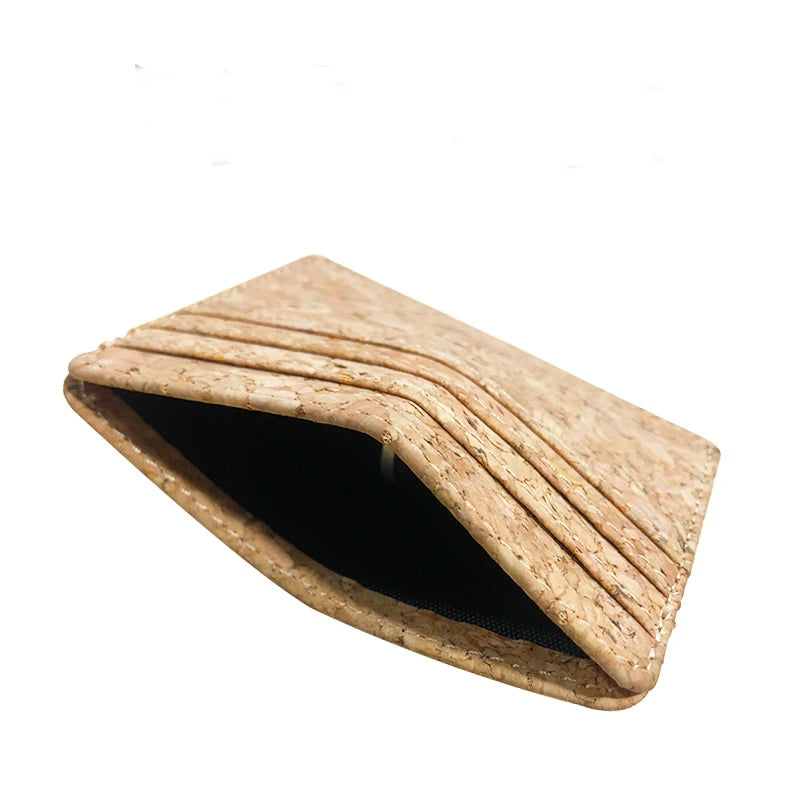 Factory Eco-friendly Business Card Holder Custom Logo Hot Selling Cork Card Holder