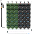 12-Piece Modern Plastic Pot Set Vertical Garden Wall Self-Watering Hydroponics System for Flower & Planters