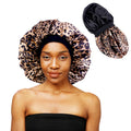 Custom Luxury Sleeping Caps Satin Sleep Caps Hat Double Layer Satin Hair Bonnet Hair Designer Bonnets for Women