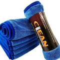 1200GSM Microfiber Car Cleaning Towel 40*40cm Dry Twisted Loop Careful Car Care Twist Cleaning Cloth