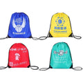 New cheap customized print sports backpack drawstring bag for promotion polyester travel bags