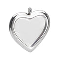 Stainless Steel Customized Heart Photo Holder Picture Frame Pendant for Necklace