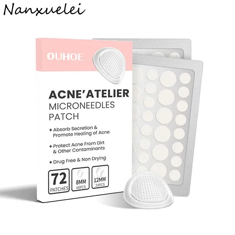 OUHOE Waterproof Invisible Acne Patch Face Pimple Spot Removal Hydrocolloid Adhesive Stickers Skin Care Tools