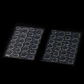 New Clear Breathable Plastic Jelly Double Sided Adhesive Tapes Curved Blade Beauty Tools Fingernail Art False Nail Tips