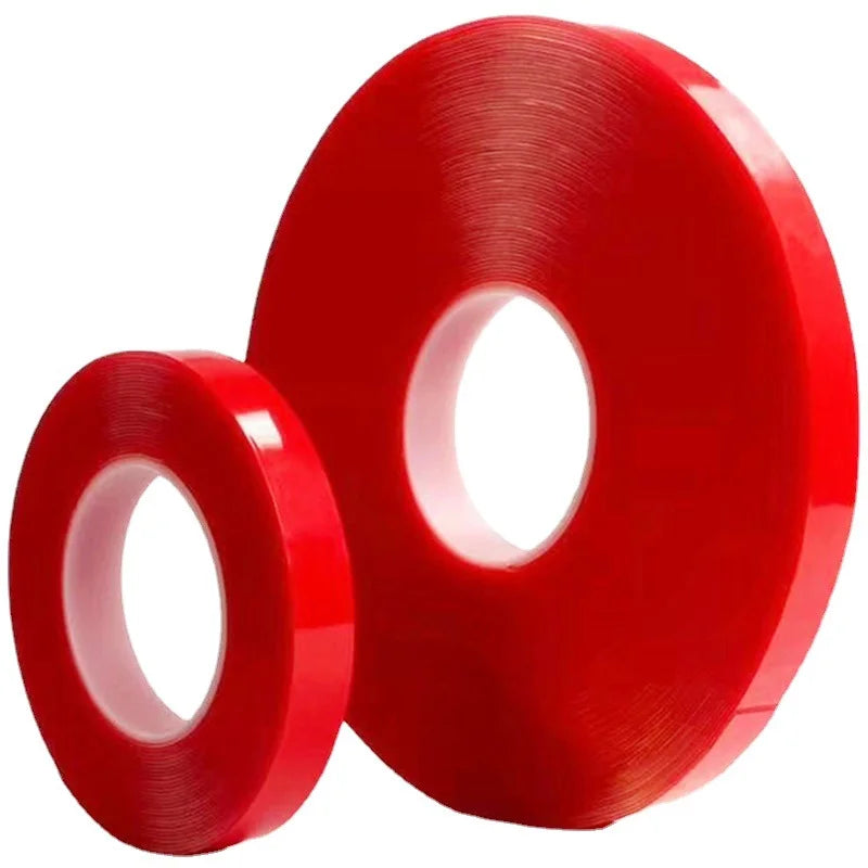5m 10m 33m High-viscosity Waterproof Non-residual Glue Transparent Double-sided Acrylic Tape for Signage Pasting