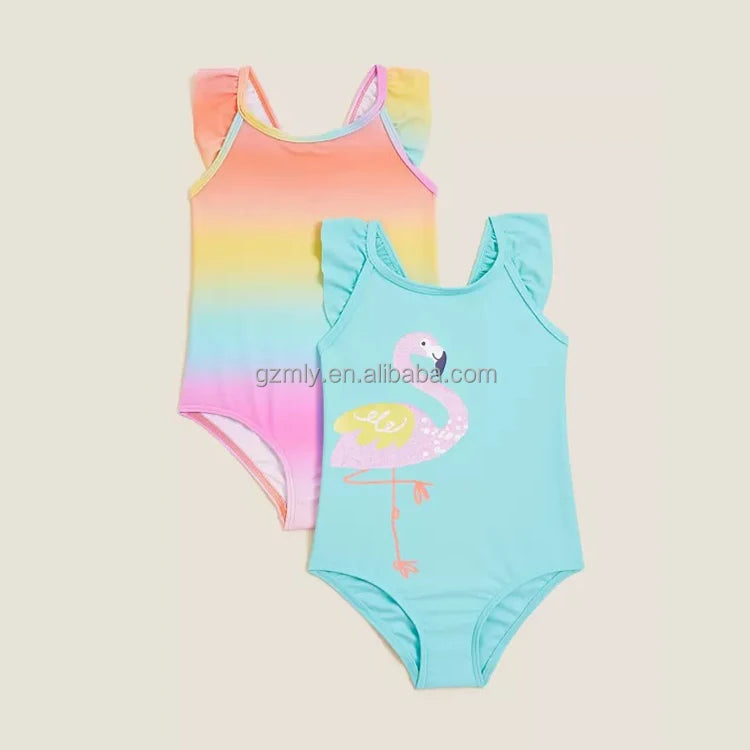 MLY Swimwear Factory Manufacturer Custom Kids Cute Summer Swimming Wear