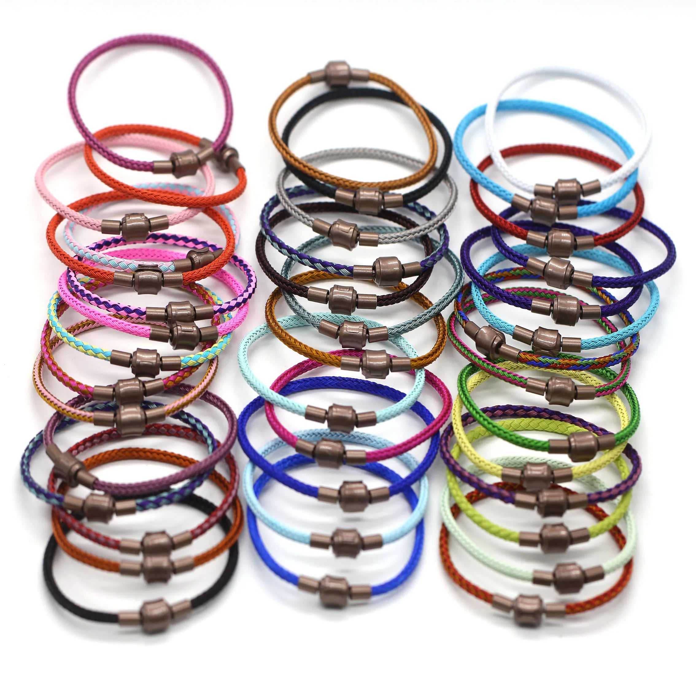 2026 Wholesale Fashion Jewelry Bracelets Multi Colored Steel Wire Bracelets Steel Bracelets