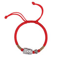 New Arrival Chinese Style Handmade Woven Retro Inspirational Red Rope Blessing Bracelet for Men Women Kids