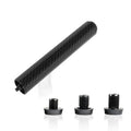 8-Inch Carbon Fiber Pool Cue Extension with Bumper Back Screw Snooker & Billiard Predator/Mezz/How/JF/Universal Cues
